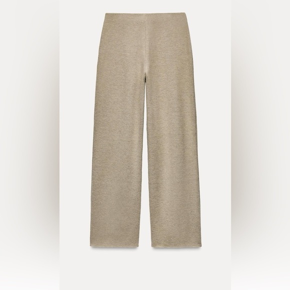 NWT ZARA 2024 COLLECTION SOFT STRAIGHT LEG PANTS SIZE S AND L - Picture 5 of 10